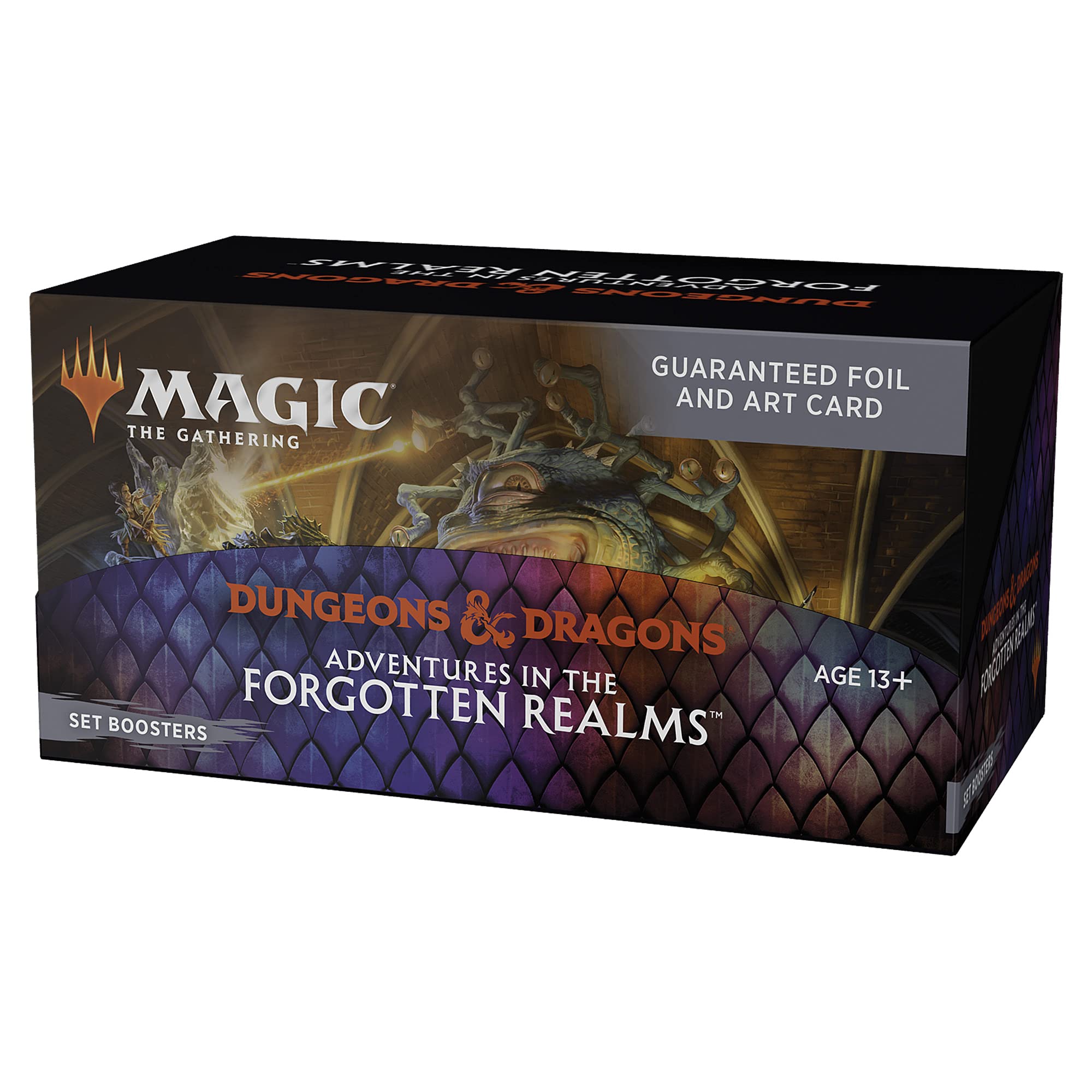 Magic: The Gathering Adventures in the Forgotten Realms Set Booster Box | 30 Packs (360 Magic Cards), Black