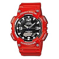 Casio Men's Sport AQS810WC-4AV Red Plastic Quartz Watch