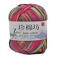 Wool Yarn for Hand Knitting Cotton Yarn for Crocheting Multicolor Wool Yarn Crochet Yarn for Baby Scarf