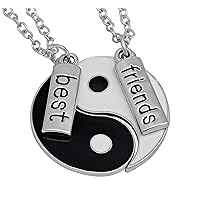 Hanessa jewellery for women, friendship necklace, heart puzzle, 2-3 necklaces, Best Friends, silver or gold colours Gift girlfriends, girlfriend., Alloy