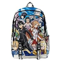 Anime Sword Art Online SAO 3D Printed Backpack School Bag Boys Girls Student Laptop Rucksack Casual Daypack Bookbag 1157/6