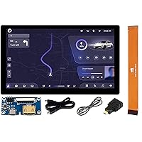 waveshare 7inch IPS Capacitive Touch Display 1024x600 Pixel, Integrated Thin and Light LCD with Adapter Board, for Raspberry Pi/Jetson Nano/Windows/PC, Support Windows/Linux/Android