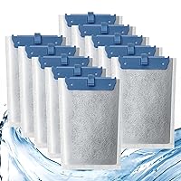 10 Pack Filter Cartridge for Tetra Whisper Bio-Bag Filters, Medium Replacement Filter Cartridges for Aquariums Compatible with Tetra Whisper Filters 10i / IQ10 / PF10 and TetraFauna ReptoFilte