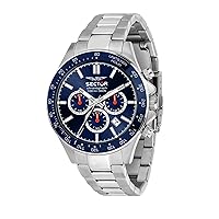 Sector No Limits Men's Watch, Chronograph, Analog, Steel Band, 230 Collection - R3273661037