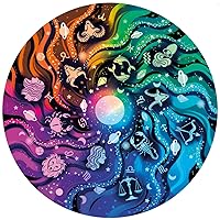 Ravensburger Circle of Colors: Astrology 500 Piece Jigsaw Puzzle for Adults -12000819 - Handcrafted Tooling, Made in Germany, Every Piece Fits Together Perfectly