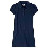 The Children's Place Girls' Short Sleeve Knit Polo Dress