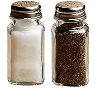 Yorkshire Salt and Pepper Shakers, 2-Piece Set, Home and Kitchen Utensils, 2.85 oz, Plain