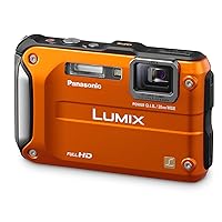 Panasonic Lumix DMC-TS3 12.1 MP Rugged/Waterproof Digital Camera with 4.6x Wide Angle Optical Image Stabilized Zoom and 2.7-Inch LCD (Orange)