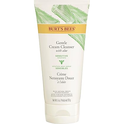 Burt's Bees Face Cleanser, Facial Wash for Sensitive Skin, Natural Skin Care, 6 Ounce (Packaging May Vary)