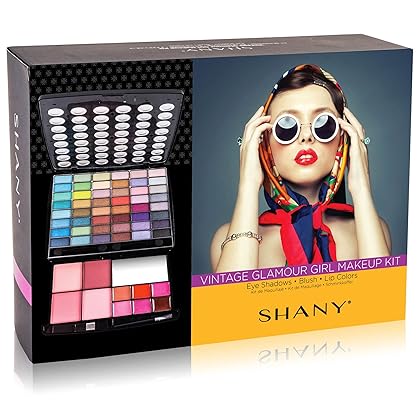 SHANY Glamour Girl Makeup Kit Eye shadow/Blush/Powder - Vintage