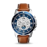 Fossil Men's Grant Sport Automatic Stainless Steel and Leather Mechanical Watch