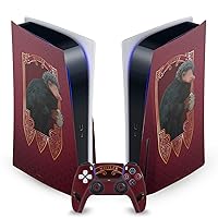 Head Case Designs Officially Licensed Fantastic Beasts and Where to Find Them Niffler Key Art and Beasts Vinyl Faceplate Sticker Gaming Skin Decal Cover Compatible with PS5 Disc Console & DualSense