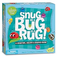 Peaceable Kingdom Snug as a Bug in a Rug Award Winning Cooperative Preschool Skills Builder Game for 2 to 4 Kids ages 3+