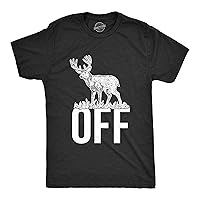 Mens Buck Off Funny T Shirts Hunting Deer Tee Hilarious Offensive Novelty T Shirt
