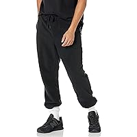 Amazon Essentials Men's Regular-Fit Recycled Polyester Microfleece Closed-Bottom Pants (Previously Amazon Aware)