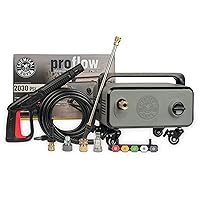 Chemical Guys EQP408 ProFlow Performance Electric Pressure Washer PM2000, 14.5-Amp, 2030 Max PSI, Max 1.77 GPM, Includes 5 Full Range QC Tips, Cleans Cars, Patios, Driveways, Homes and More