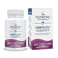 Nordic Naturals Fertility Support - Unflavored - 60 Capsules - Women’s Fertility Supplement for Hormone & Ovulation Support - Natural Vitamins & Minerals for Reproductive Support - 30 Servings
