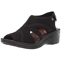 Bzees Womens Dream Wedge Sandal