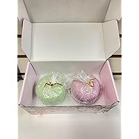 Scented Candles 2 Pack Aromatherapy Candles with Floral Scents Portable Small Jar Candle Set