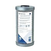 Pentair Pentek FloPlus-10BB Big Blue Carbon Water Filter, 10-Inch, Whole House Modified Molded Carbon Block Replacement Cartridge, 10