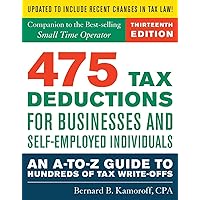 475 Tax Deductions for Businesses and Self-Employed Individuals 13th Ed 475 Tax Deductions for Businesses and Self-Employed Individuals 13th Ed