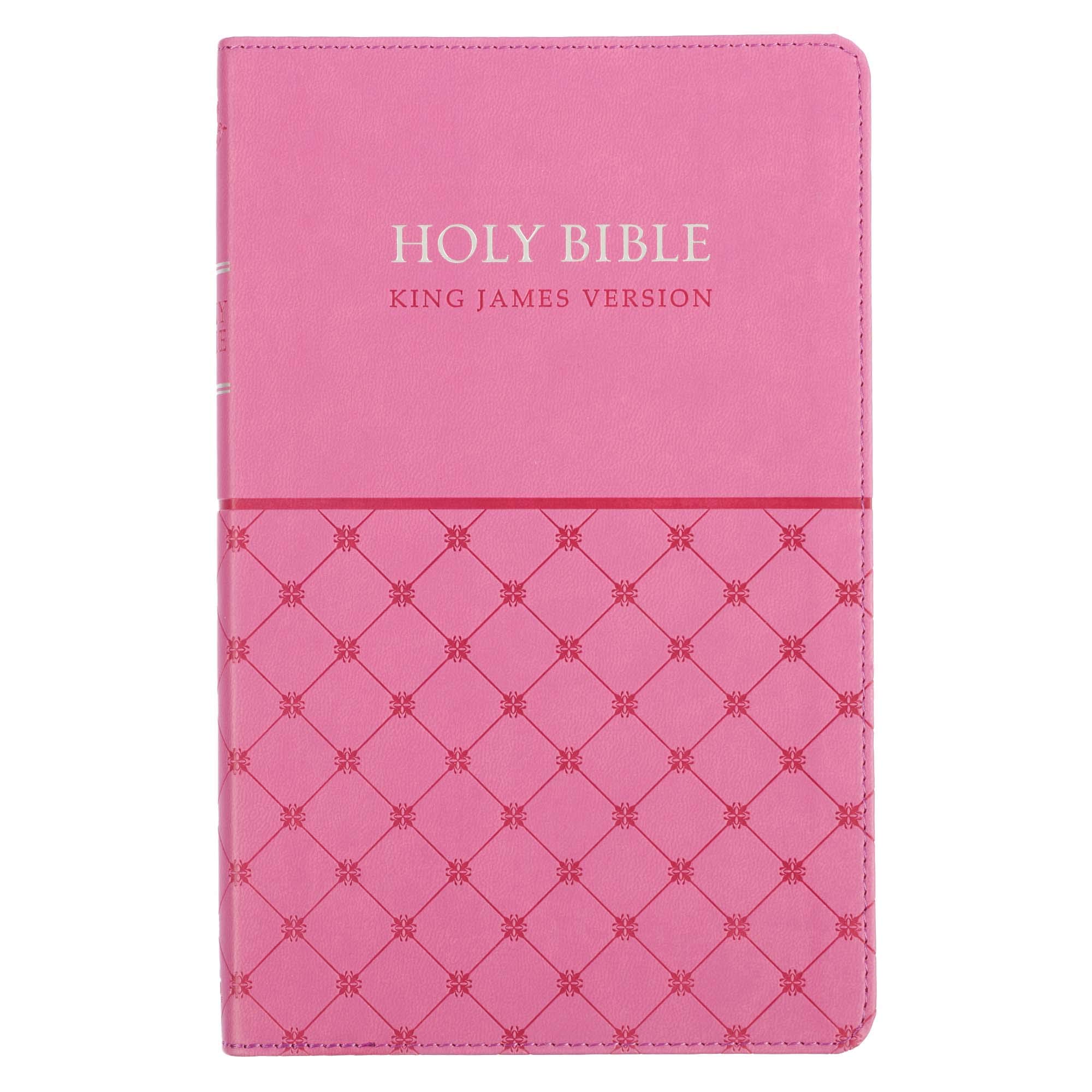 KJV Holy Bible, Gift Edition Faux Leather, King James Version, Pink