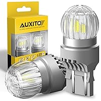 AUXITO 2024 Upgraded 7443 LED Bulbs White Reverse Lights 400% Brighter, 7440 7444 7441 Light Replacement for Tail Light, Backup Light, DRL, Parking Light, Pack of 2