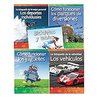Teacher Created Materials - Classroom Library Collections: Forces and Motion (Spanish) - 5 Book Set - Grades 3-5 - Guided Reading Level K - O