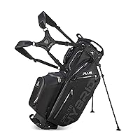 Big Max Dri Lite Hybrid Plus Golf Bag - Lightweight Golf Cart Bag with Enhanced Storage, Value Organizer, Waterproof Pockets, Sturdy Leg Locks, Extra Pocket - Golf Push Cart Compatible