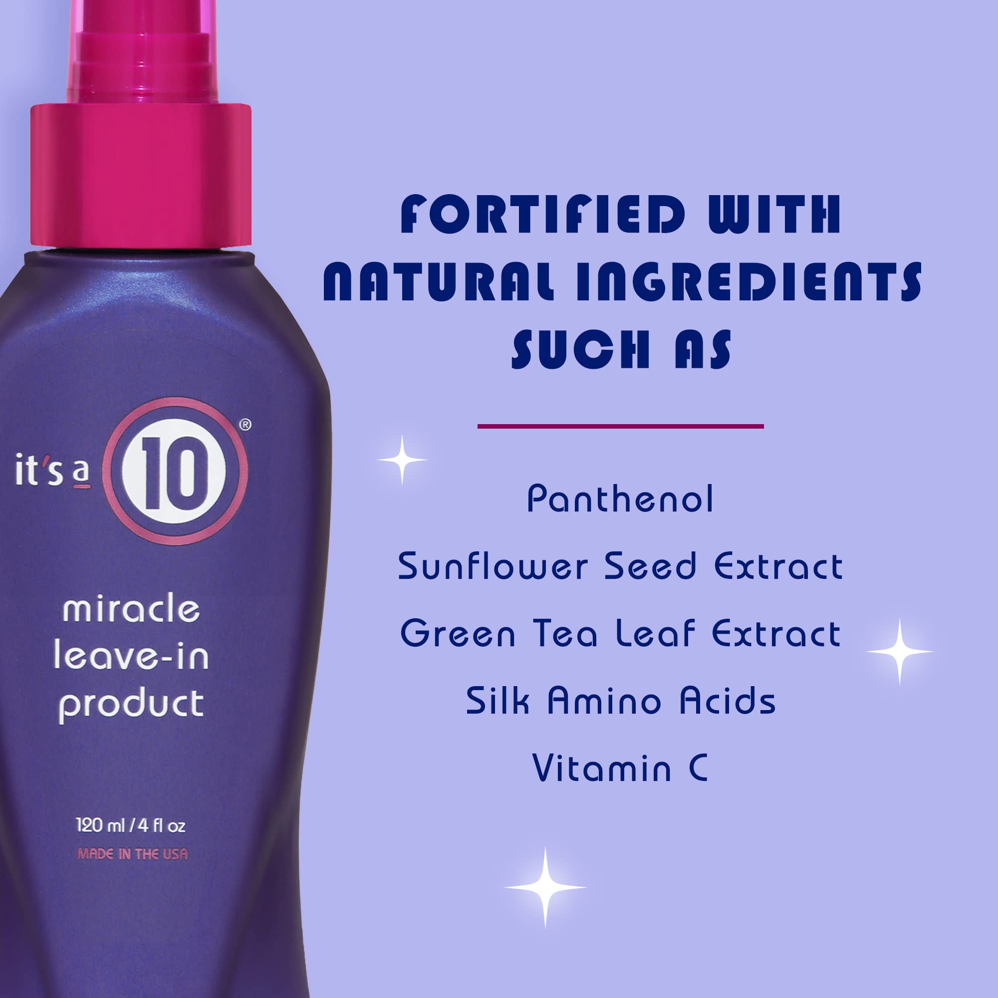 It's a 10 Haircare Miracle Leave-In product, 4 fl. oz. (Pack of 2)
