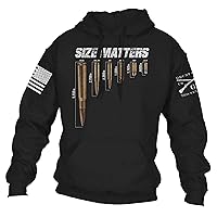 Size Matters - Men's Hoodie Black