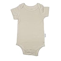 Baby Girls Baby Boys Short Sleeve Long Sleeve One Piece Bodysuits Neutral Colors Made from Soft Bamboo Viscose