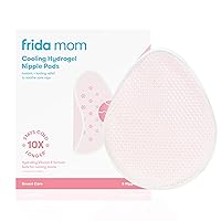 Frida Mom Cooling Hydrogel Nipple Pads, Nursing Pads for Hydration and Soothing Sore Nipples, Breastfeeding Essentials, 8ct