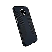 Speck Products Compatible Phone Case for Motorola Moto Z3, Moto Z3 Play, Presidio Grip Case, Eclipse Blue/Carbon Black