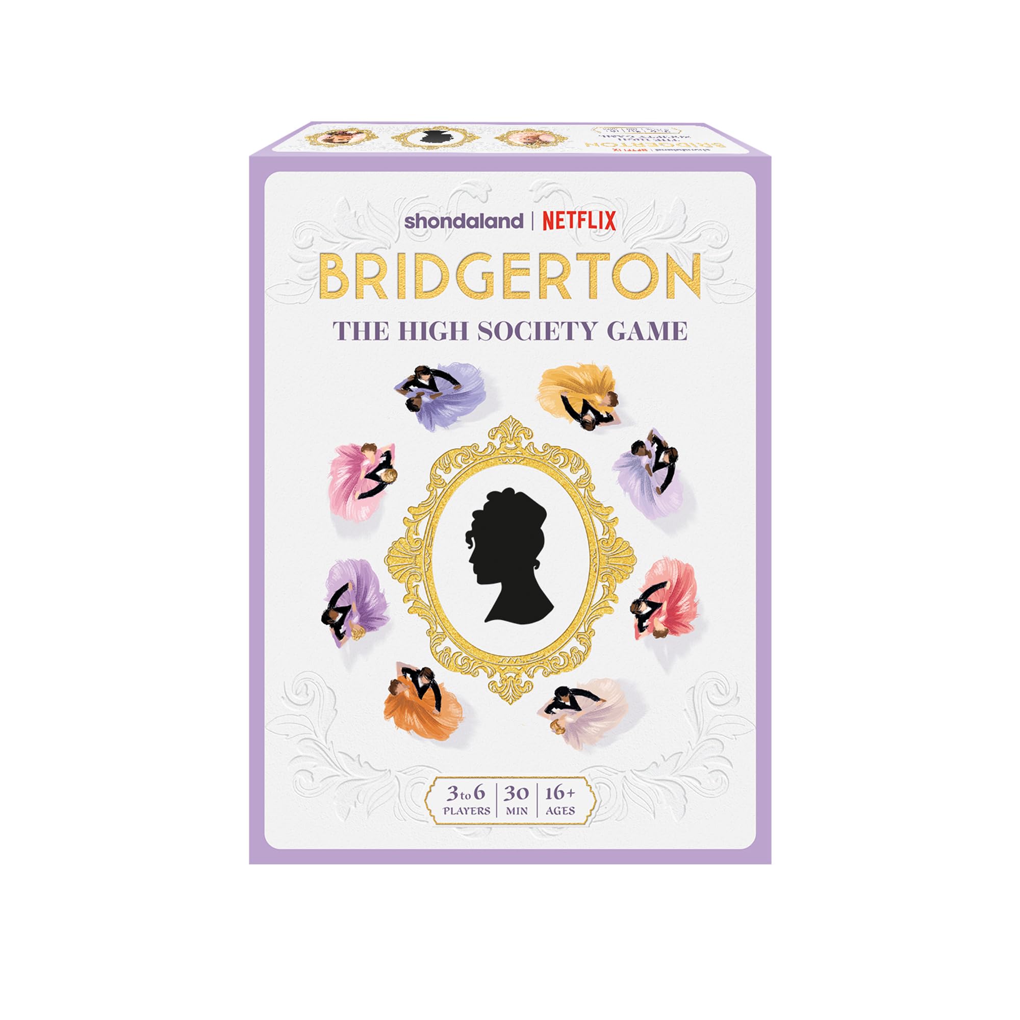 Bridgerton The High Society Board Game - Strategy Game Based on The Hit Netflix TV Series, Fun Game for Adult Game Night, Ages 16+, 3-6 Players, 30 Minute Playtime, Made by Mixlore