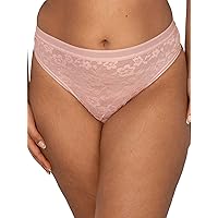 Curvy Couture Women's Plus Size Thong Panties Available in Smooth, Mesh and Lace