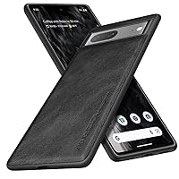 X-level Google Pixel 7 Case, Thin Slim Premium PU Leather Elegant Soft TPU Bumper Shockproof Protective Cases Phone Cover for Google Pixel 7 2022 (Black)