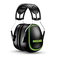 Moldex MX-6 Over-The-Head Earmuffs, Black/Green, Large (6130)