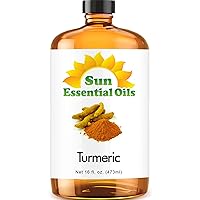 Sun Essential Oils -Turmeric Essential Oil 16oz for Aromatherapy, Diffuser, Calming, Soothing