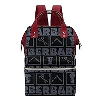 Barber Tool Trucker Diaper Bag for Women Large Capacity Daypack Waterproof Mommy Bag Travel Laptop Backpack