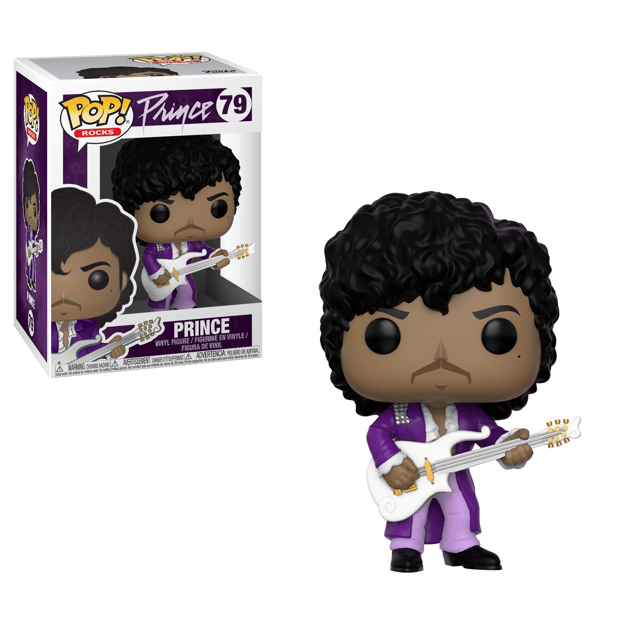 Funko Pop Rocks: Prince - Purple Rain Collectible Figure, Multicolor