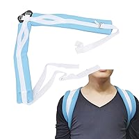 Posture Corrector Strap, Figure 8 Design Clavicle Support Belt, for Better Posture, Breathable Knitted Elastic Flannelette Adjustable for Comfort, Confidence Boost (M)