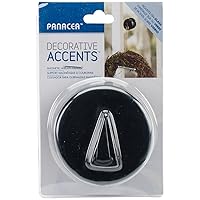 Panacea 36220 Magnetic Wreath Hanger, Black, 2.75