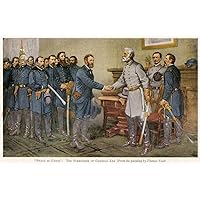 LeeS Surrender 1865 NPeace In Union The Surrender Of General Lee To General Grant At Appomattox Court House Virginia 9 April 1865 Reproduction Of A Painting By Thomas Nast Poster Print by (24 x 36)