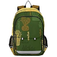 ALAZA Succulent Plants and Cactuses in Pots Backpacks Travel Laptop Backpack