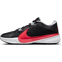 Nike Giannis Freak 5 Men's Basketball Shoes (DX4985-004, Black/University RED-Pure Platinum)