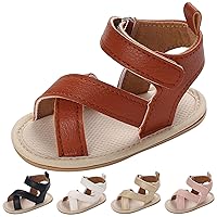 Girls Sandal Spring And Summer Children Baby Toddler Shoes Boys And Girls Sandals Solid Color Baby Boy Sandals under 10