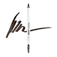 Brow-Sessive Brow Pencil, Ultra-Precise Dual Ended Spoolie Brush for Perfect Buildable Blendable Shaping, Natural Lasting Shades for Every Brow, Cruelty-Free & Vegan - Dark Brown(Packaged)