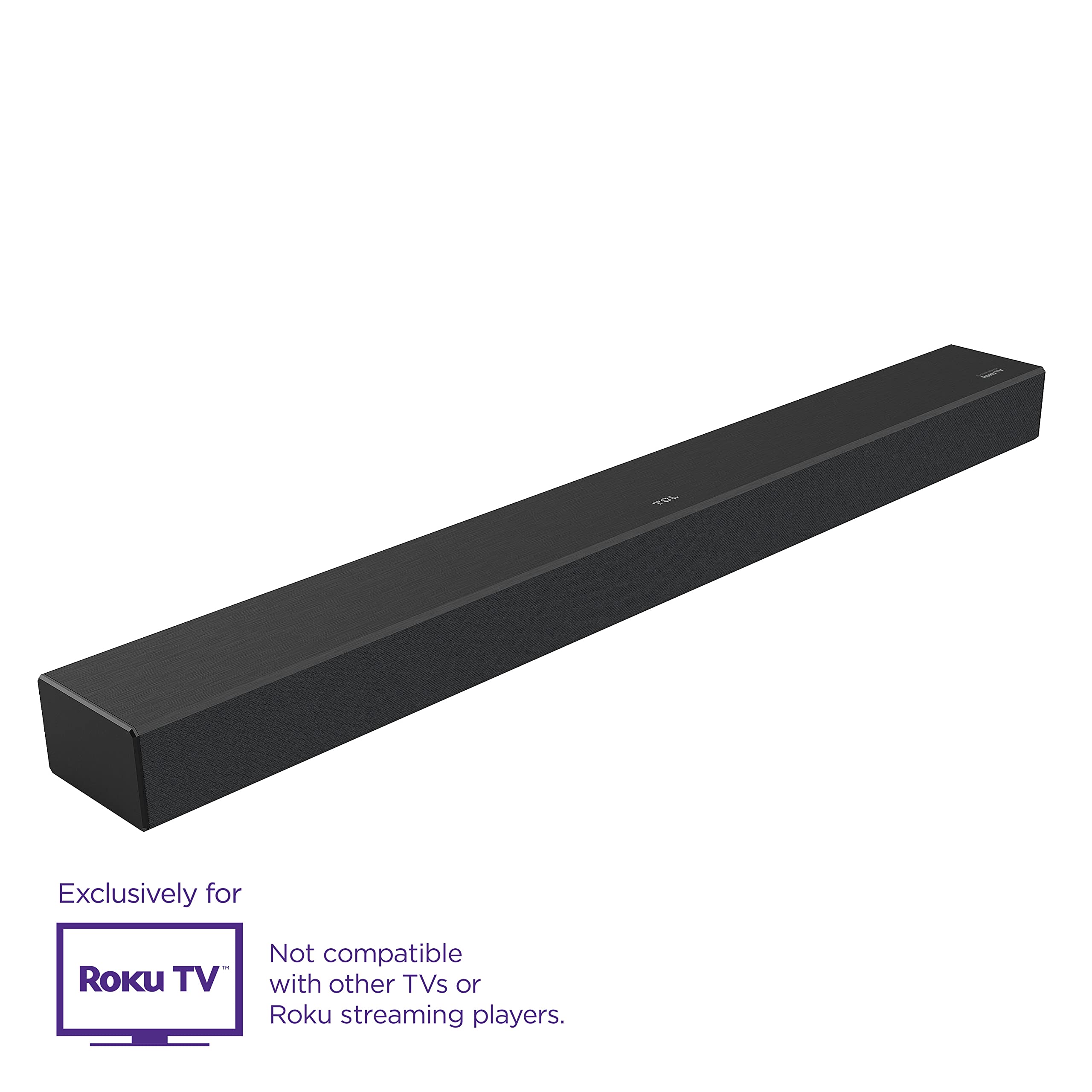 TCL Alto R1 Wireless 2.0 Channel Sound Bar for Roku TV, Bluetooth,Wifi TSR1-NA 31.5-inch, Black