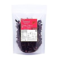 Tassyam Dried Hibiscus Petals 453g (15.97 OZ), Tisane, Herbal Tea